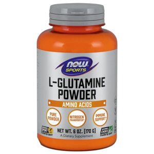 Амінокислота NOW L-Glutamine Powder, 170 грам