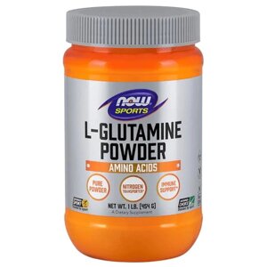 Амінокислота NOW L-Glutamine Powder, 454 грам