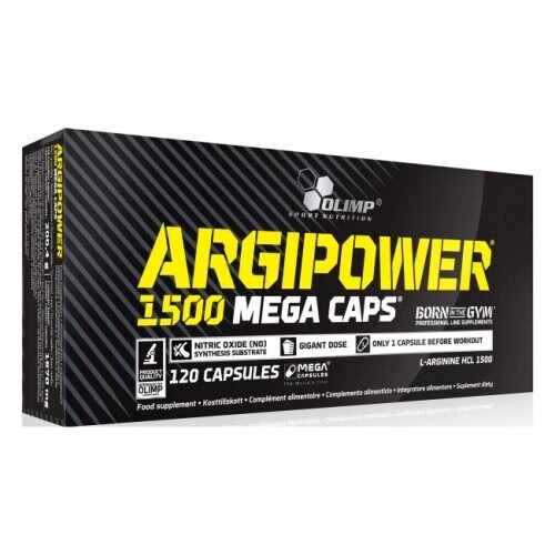 Амінокислота Olimp ArgiPower 1500 Mega Caps, 120 капсул від компанії Shock km ua - фото 1