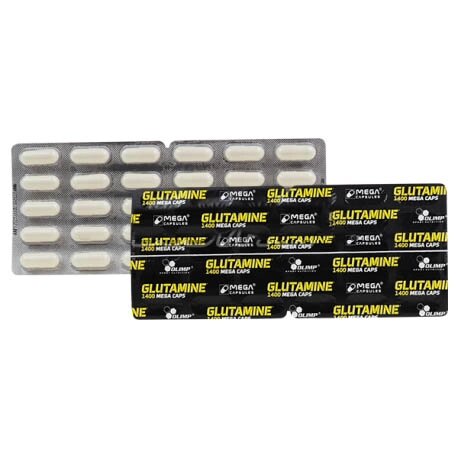 Амінокислота Olimp Glutamine 1400 Mega Caps, 30 капсул від компанії Shock km ua - фото 1