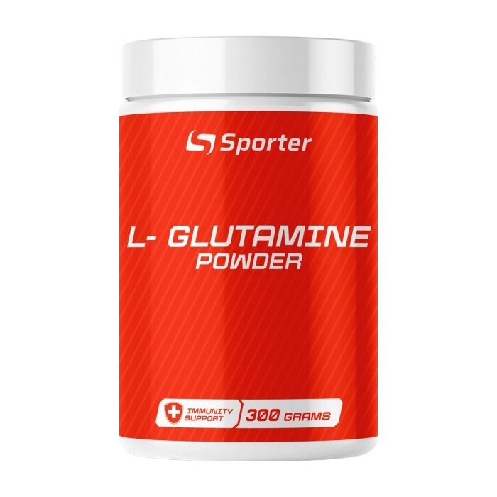 Амінокислота Sporter L-Glutamine Powder, 300 грам від компанії Shock km ua - фото 1