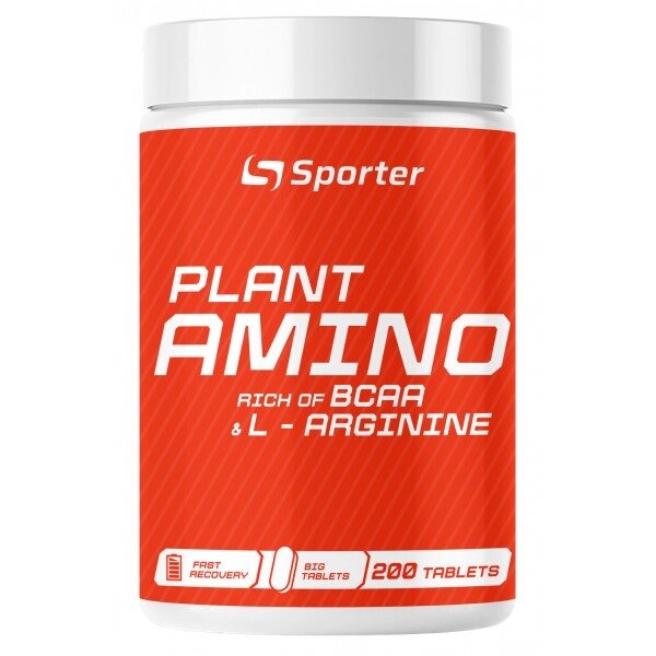 Амінокислота Sporter Plant Amino, 200 таблеток від компанії Shock km ua - фото 1