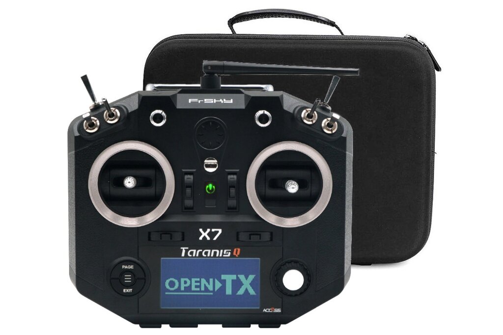 Апаратура управління FrSky Taranis Q X7 ACCESS із сумкою (чорний) від компанії Shock km ua - фото 1