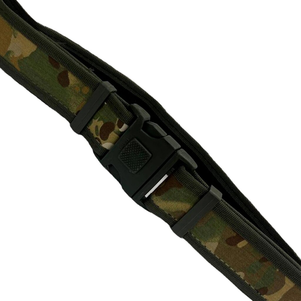 Армійський чоловічий пояс для військових зсу кольору хакі, військовий міцний ремінь зеленого кольору камуфляж від компанії Shock km ua - фото 1
