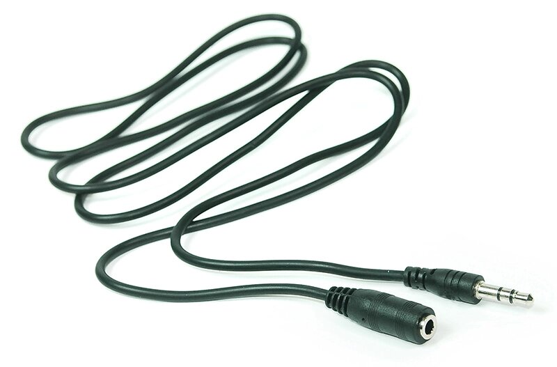 Аудіо кабель PowerPlant 3.5 mm M-F 1м від компанії Shock km ua - фото 1