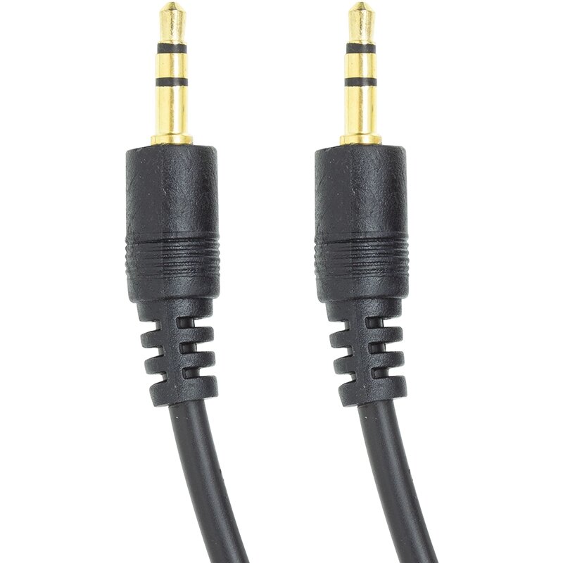 Аудіо кабель PowerPlant 3.5 mm M-M 1m від компанії Shock km ua - фото 1
