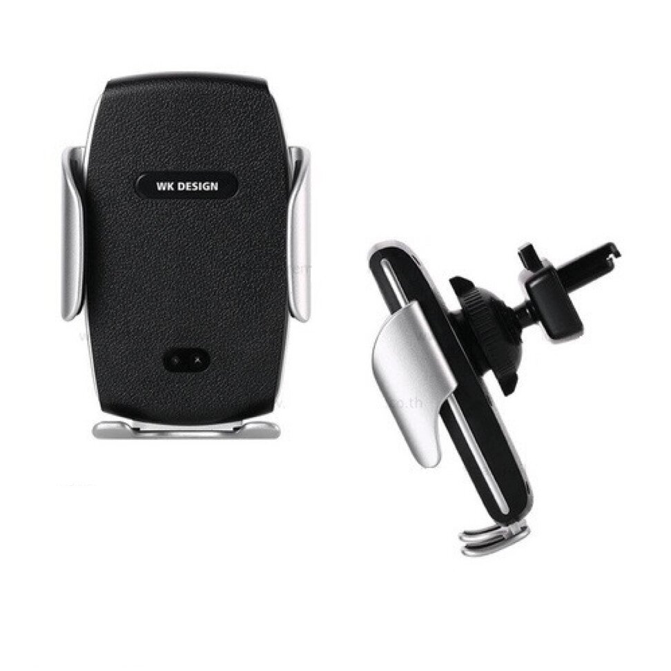 Автотримач з бездротовою зарядкою Wireless Car Charger Holder WK WP-U46-black від компанії Shock km ua - фото 1