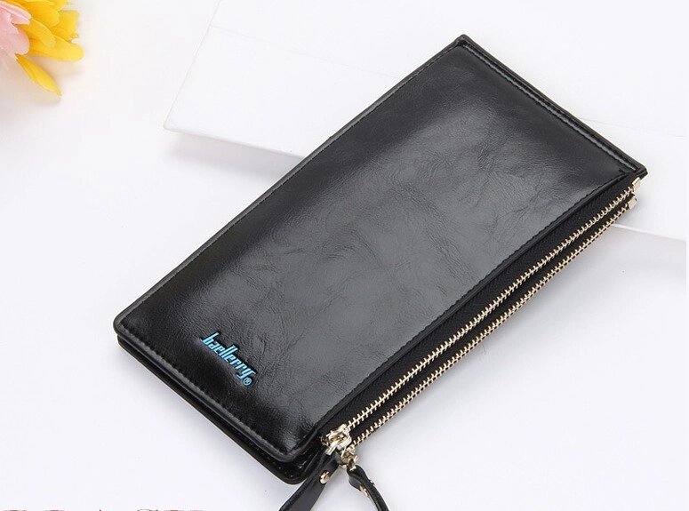 Багатофункціональний гаманець клатч чорний Baellerry код 240 від компанії Shock km ua - фото 1