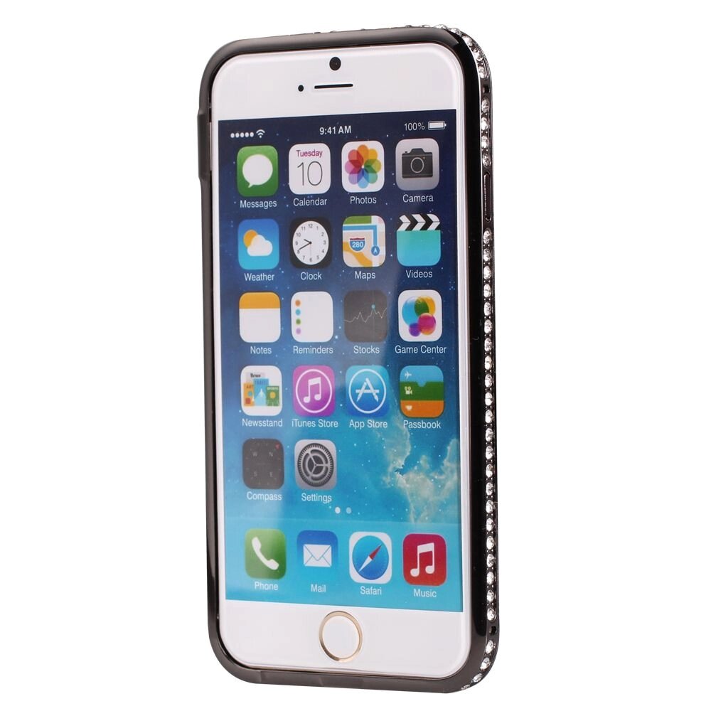 Бампер SHENGO SG03 Metal Bumper iPhone 6/6s Black від компанії Shock km ua - фото 1