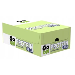 Батончик GoOn Protein Crisp Bar 24*50 грам Карамель-арахіс