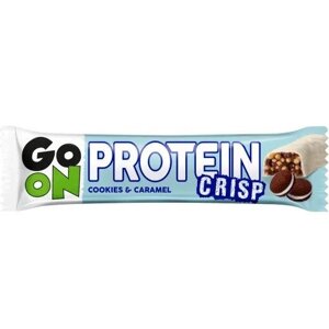 Батончик GoOn Protein Crisp Bar, 50 грам Карамель-арахіс