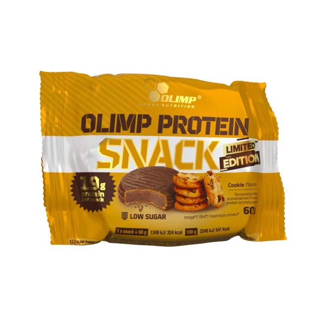 Батончик Olimp Protein Snack, 60 грам Печиво від компанії Shock km ua - фото 1