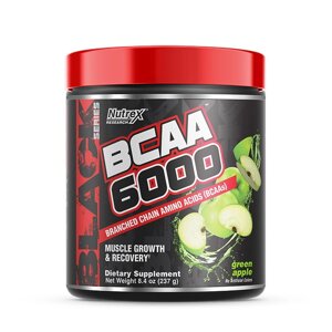BCAA Nutrex Research BCAA 6000, 255 грам Зелене яблуко
