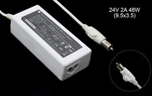 Блок живлення до ноутбука Apple 24v 2a 48w 9.5*3.5mm ! БЕЗ наклейки з характеристиками! Як оригінал) 1 день гар.