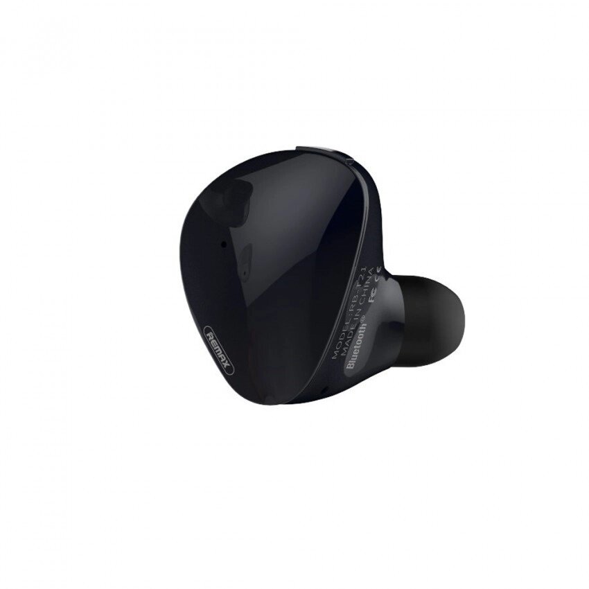 Bluetooth гарнітура Remax RB-T21-Black від компанії Shock km ua - фото 1