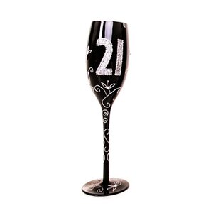 Келих для шампанського "21", чорний