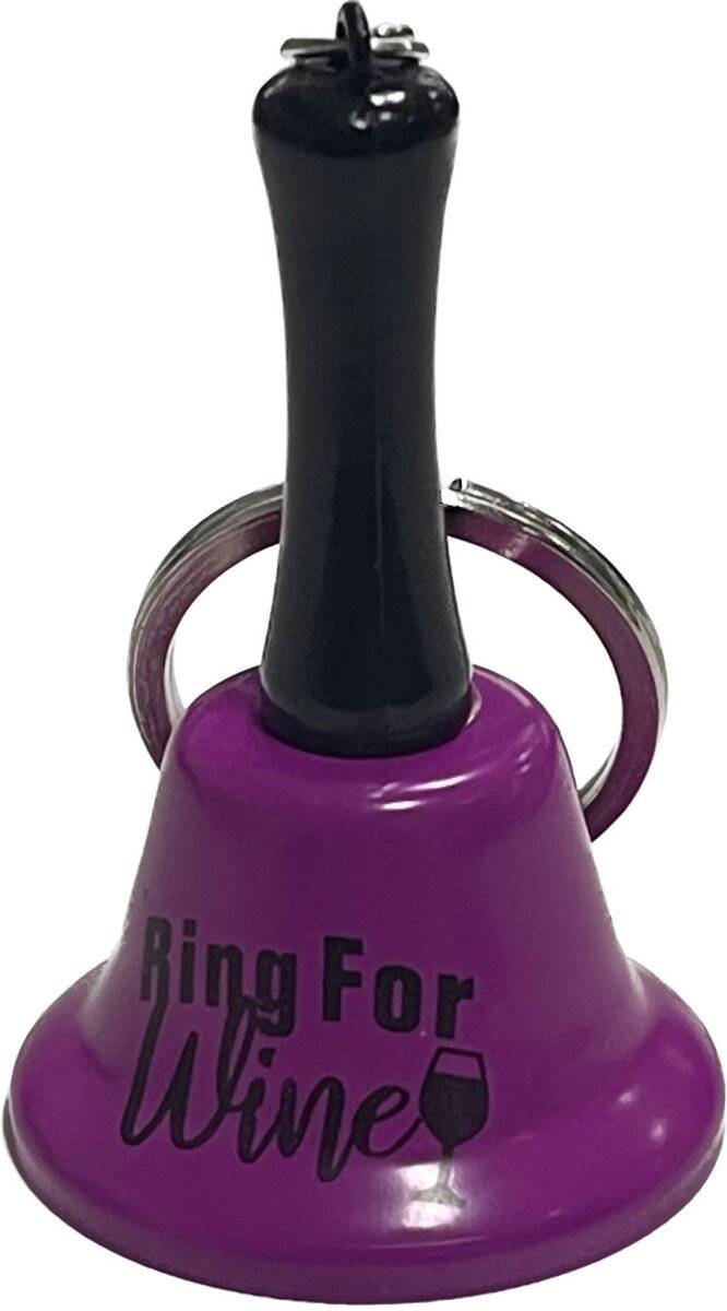 Брелок дзвіночок Ring For Wine 5991 3.8 см рожевий від компанії Shock km ua - фото 1