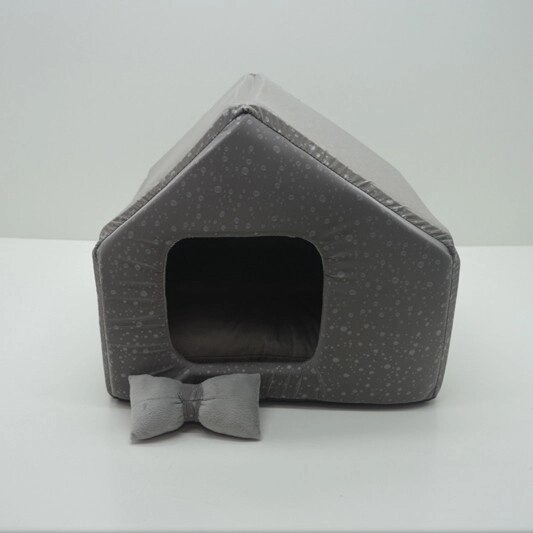 Будиночок для котів собак Марсель сірий від компанії Shock km ua - фото 1