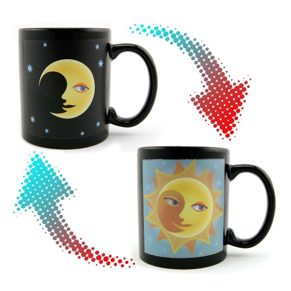 Чашка хамелеон Сонце та Місяць від компанії Shock km ua - фото 1