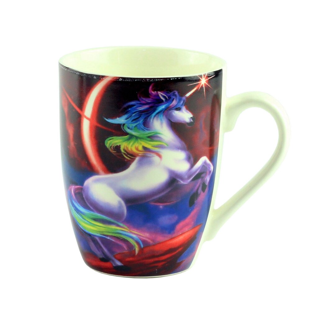 Чашка "Mug unicorn Desing", темно-червона від компанії Shock km ua - фото 1