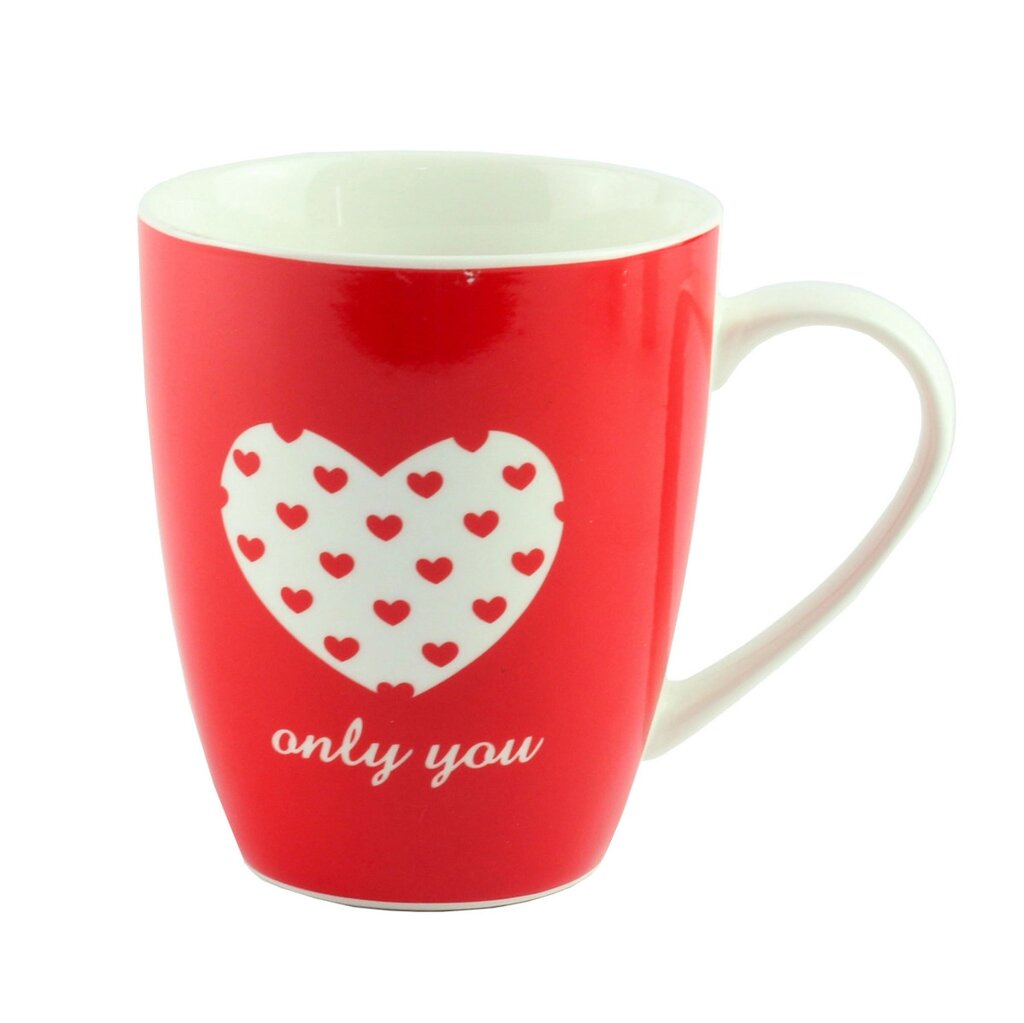 Чашка "Only you" фарфор, червона від компанії Shock km ua - фото 1
