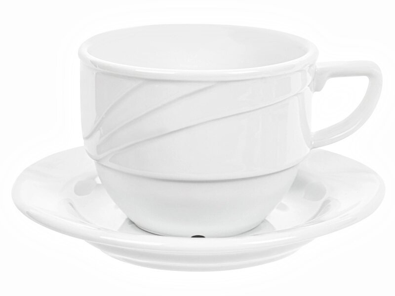 Чашка з блюдцем кавова Kutahya Porselen Didim 39-095 100 мл 2 предмети від компанії Shock km ua - фото 1