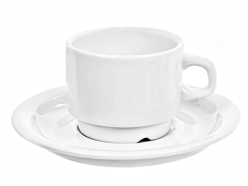 Чашка з блюдцем кавова Kutahya Porselen Frig 39-057 100 мл 2 предмети від компанії Shock km ua - фото 1