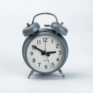 Годинник будильник Clock на батарейці АА настільний годинник з будильником