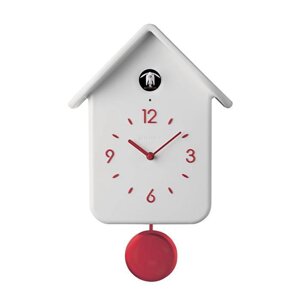 Настінні годинники з маятником Guzzini Home 16860255 24,8х12x39 см червоні