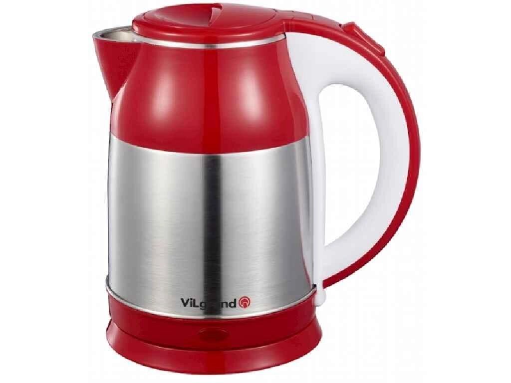 Чайник електричний 1.8 л Vilgrand VS-18103-red від компанії Shock km ua - фото 1