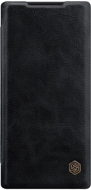 Чехол-книжка Nillkin Qin Leather Case Samsung Galaxy Note 10 SM-N970 Black від компанії Shock km ua - фото 1