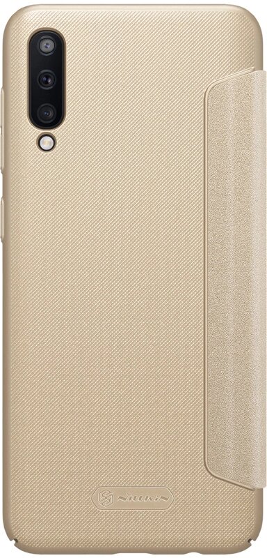 Чехол-книжка Nillkin Sparkle Leather Case Samsung Galaxy A50 Gold від компанії Shock km ua - фото 1
