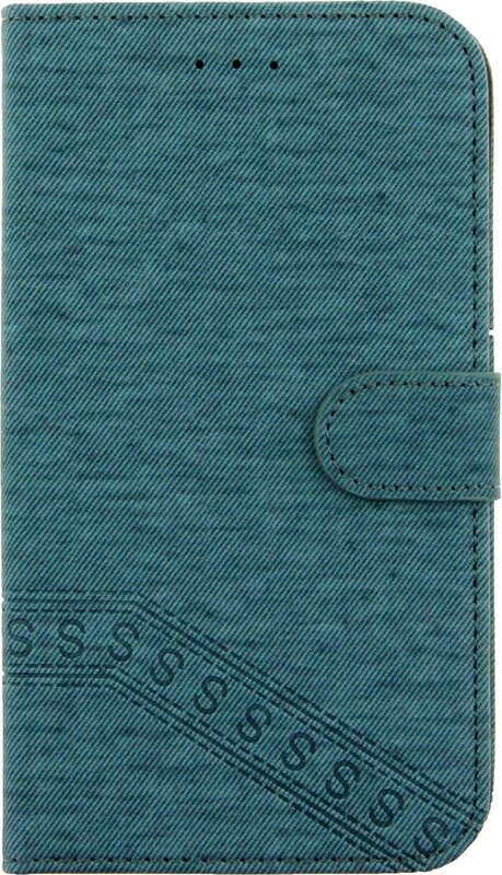 Чехол-книжка TOTO Book Silicone Slide Universal Cover 6,5" (№4) Blue від компанії Shock km ua - фото 1