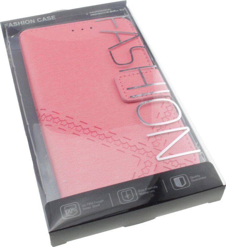 Чехол-книжка TOTO Book Universal cover Ineva 4.5'-5.0' Pink від компанії Shock km ua - фото 1
