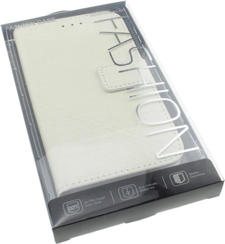 Чехол-книжка TOTO Book Universal cover Ineva 4.5'-5.0' White від компанії Shock km ua - фото 1