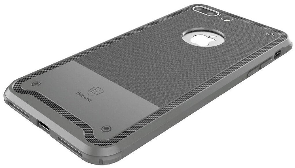 Чехол-накладка Baseus Shield Case iPhone 7 Plus Grey від компанії Shock km ua - фото 1