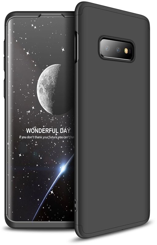 Чехол-накладка GKK 3 in 1 Hard PC Case Samsung Galaxy S10e Black від компанії Shock km ua - фото 1