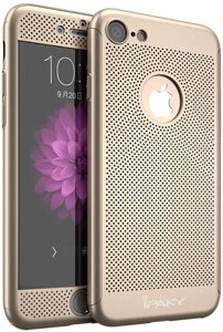 Чехол-накладка Ipaky 360°Protection PC Case with heat-dissipation design iPhone 7 Gold