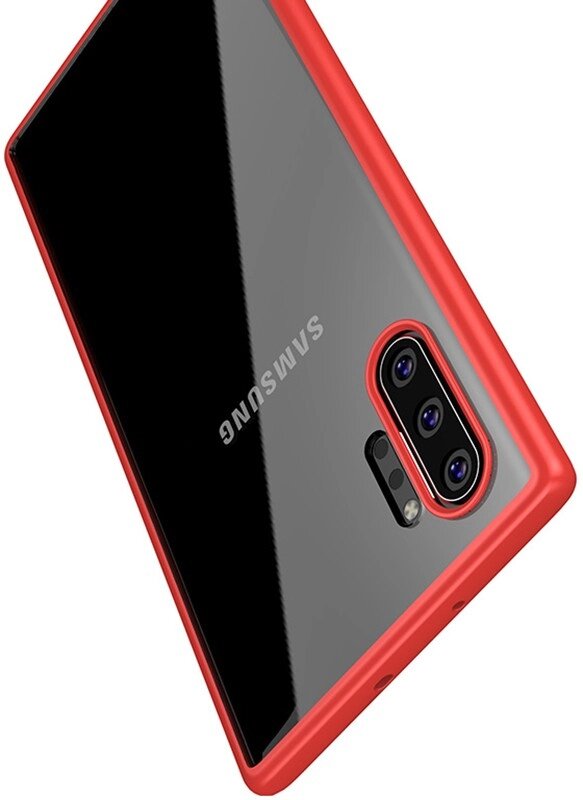 Чехол-накладка Ipaky Bright Series/TPU Frame With Clear PC Case Samsung Galaxy Note 10+ Red від компанії Shock km ua - фото 1