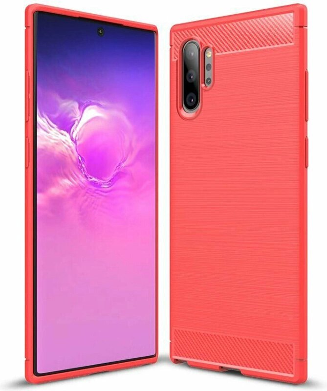 Чехол-накладка Ipaky Slim Anti-Fingerprint TPU Case Samsung Galaxy Note 10+ Red від компанії Shock km ua - фото 1