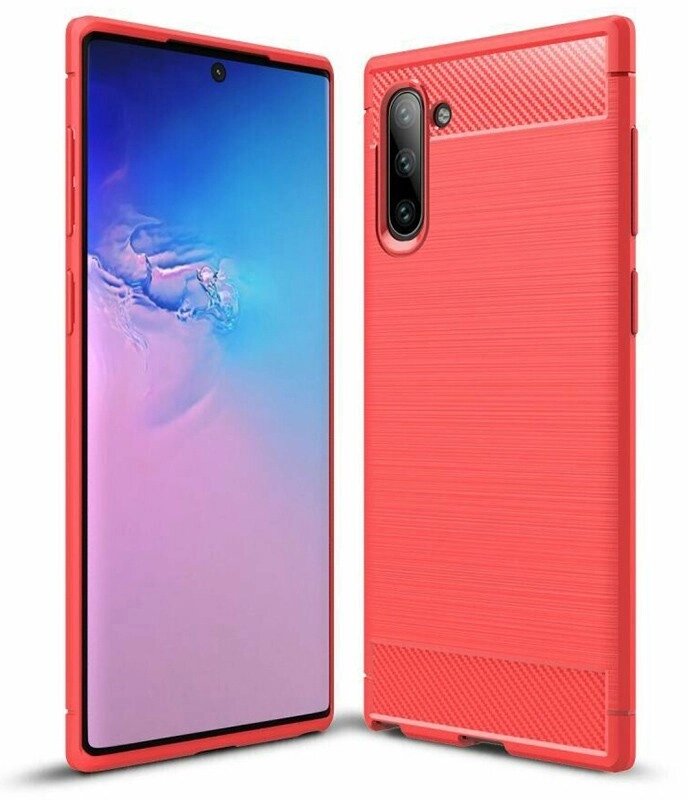 Чехол-накладка Ipaky Slim Anti-Fingerprint TPU Case Samsung N970F Galaxy Note 10 Red від компанії Shock km ua - фото 1