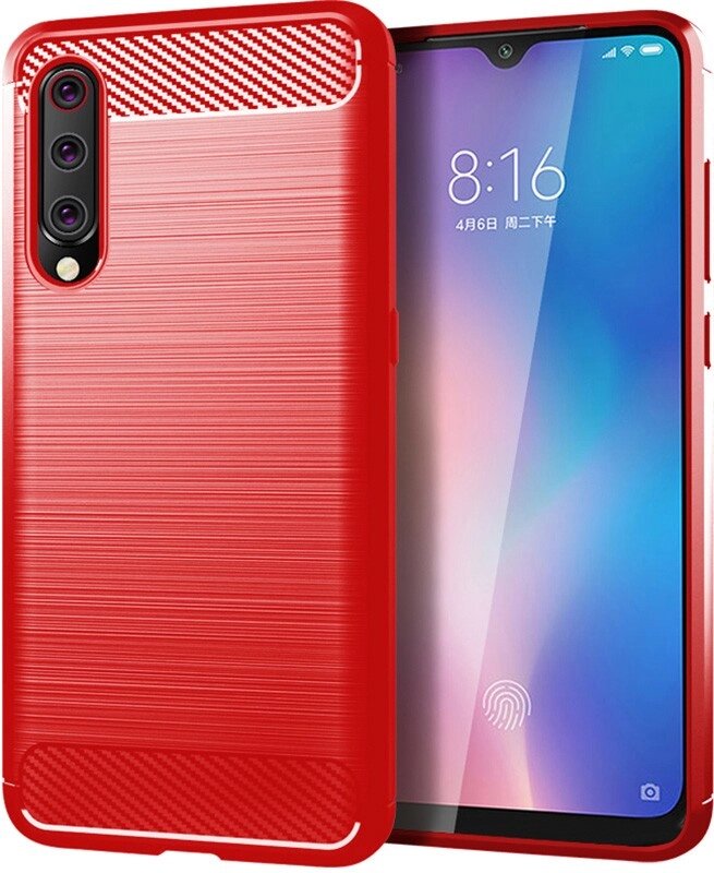 Чехол-накладка Ipaky Slim Anti-Fingerprint TPU Case Xiaomi Mi 9 Red від компанії Shock km ua - фото 1