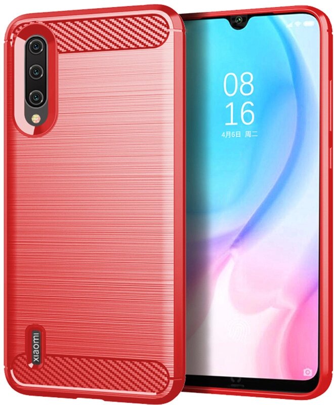Чехол-накладка Ipaky Slim Anti-Fingerprint TPU Case Xiaomi Mi A3/Mi CC9e Red від компанії Shock km ua - фото 1