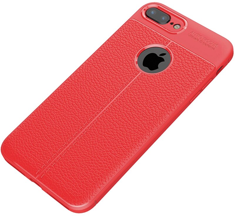 Чехол-накладка Ipaky TPU Litchi Stria Series Case Apple iPhone 7 Plus/8 Plus Red від компанії Shock km ua - фото 1