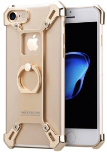 Чехол-накладка Nillkin Barde Metal Case iPhone 7 Gold