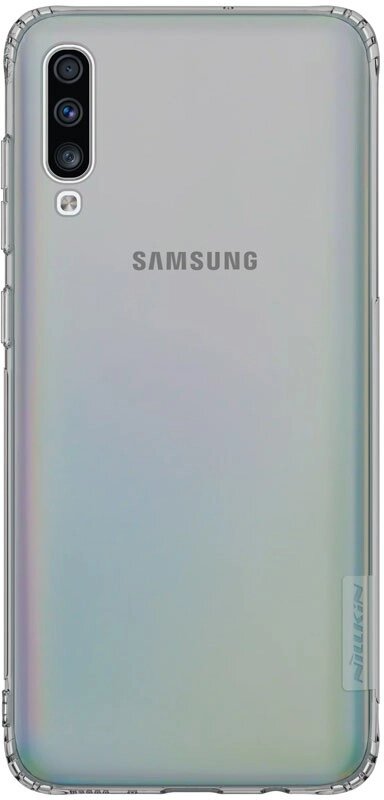 Чехол-накладка Nillkin TPU Nature case Samsung Galaxy A70 Grey від компанії Shock km ua - фото 1
