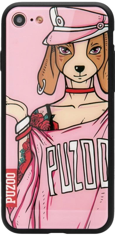 Чехол-накладка PUZOO Yuppie Phone  iPhone 7/8/SE 2020 Annie Pink від компанії Shock km ua - фото 1