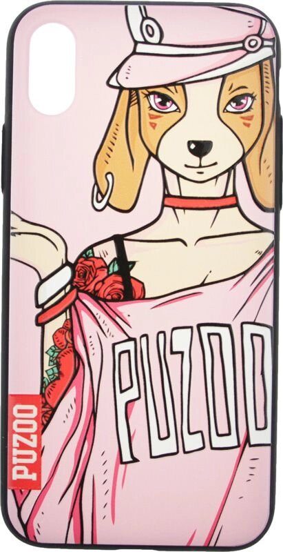 Чехол-накладка PUZOO Yuppie Phone  iPhone X Annie Pink від компанії Shock km ua - фото 1