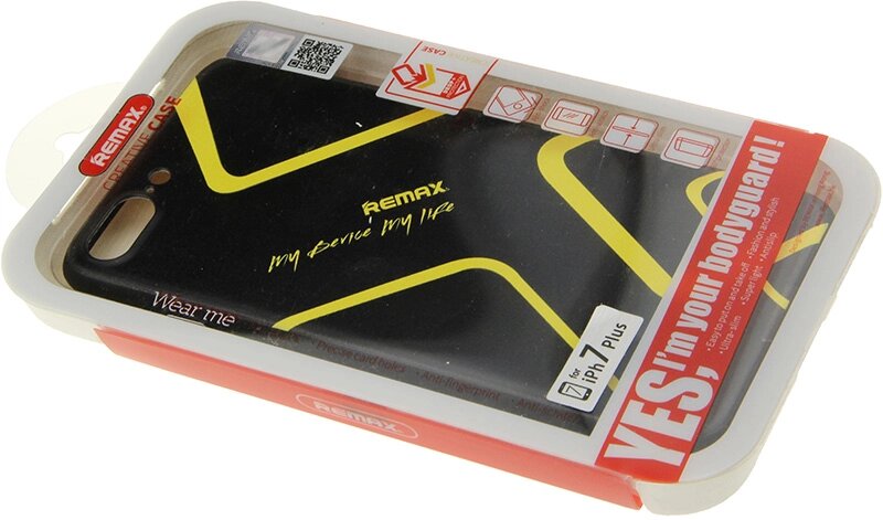 Чехол-накладка Remax 3D Customized Case Apple iPhone 7 Plus Black від компанії Shock km ua - фото 1
