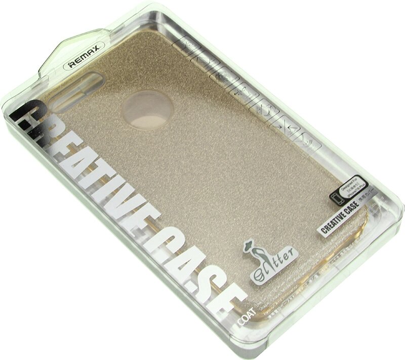 Чехол-накладка Remax Glitter Case Apple iPhone 7 Plus Gold від компанії Shock km ua - фото 1